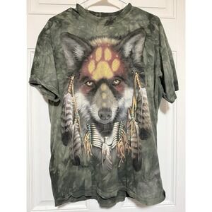 The Mountain 2014 Seacrest‎ Wolf Preserve Graphic Tee Unisex Adult Size Large